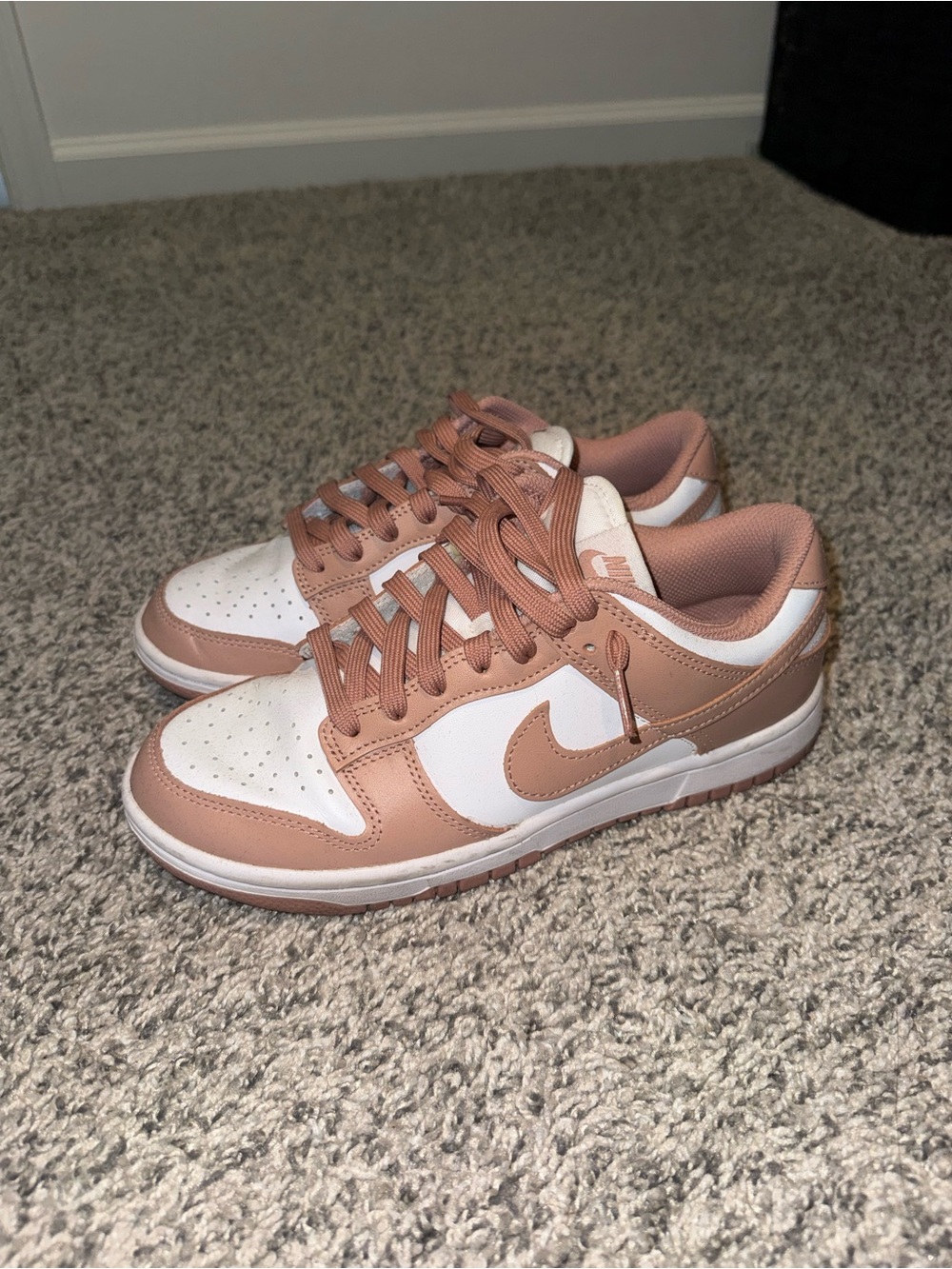 Nike Women’s Low-Top Sneakers in Blush and White